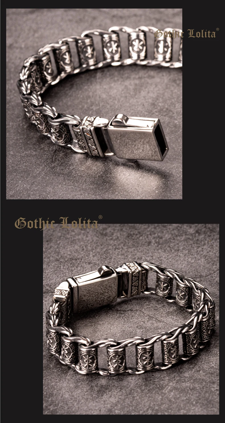 Brutalist Spine Armor - Heavy Segmented Biker Bracelet - Slice 6
