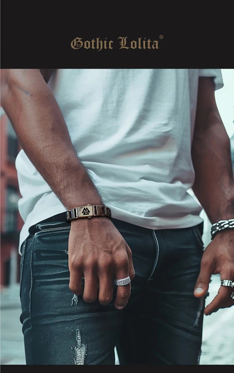 Brutalist Spine Armor - Heavy Segmented Biker Bracelet - Slice 9