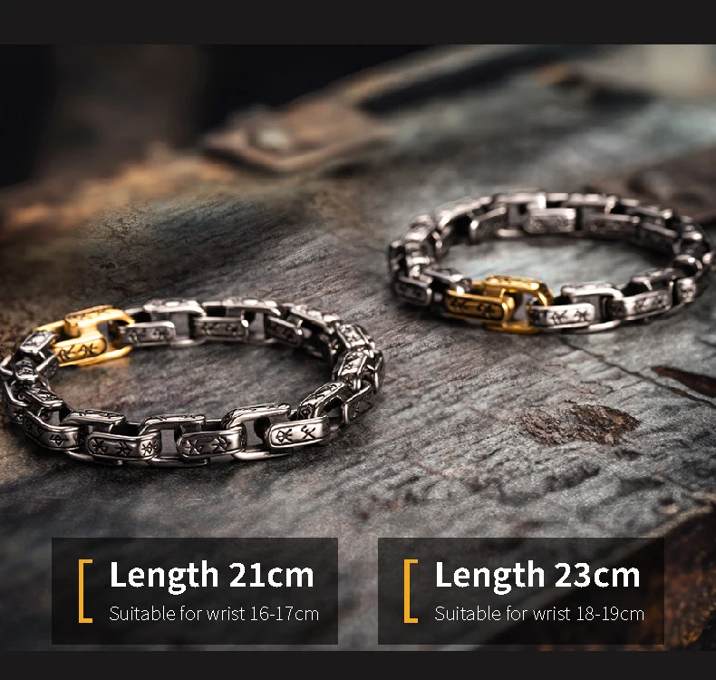 Norse Dragon Vertebra - Diamond Cuban Link Bracelet - Slice 6