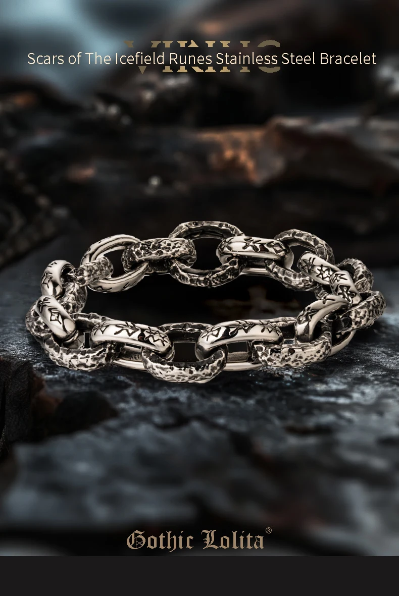 Baroque Cross Clasp - Heavy Biker Cuban Bracelet - Slice 1