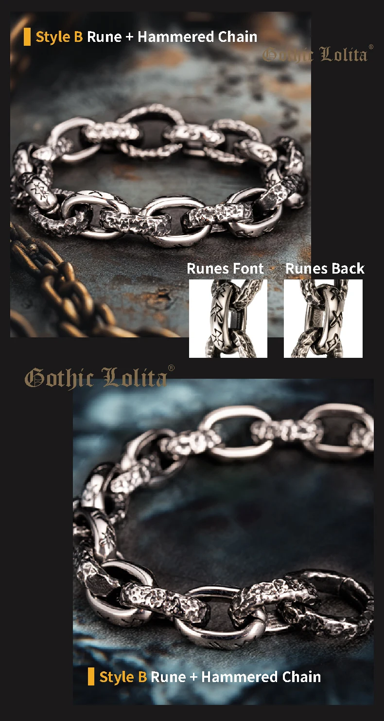 Baroque Cross Clasp - Heavy Biker Cuban Bracelet - Slice 5