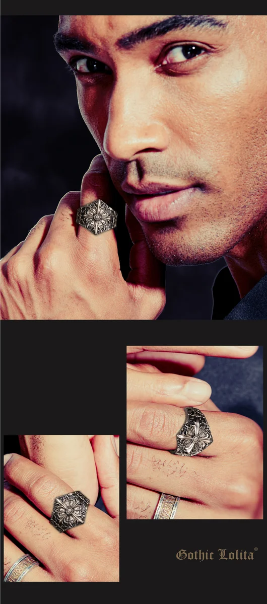 Anubis Gatekeeper - Jackal Deity Pharaoh Ring - Slice 2