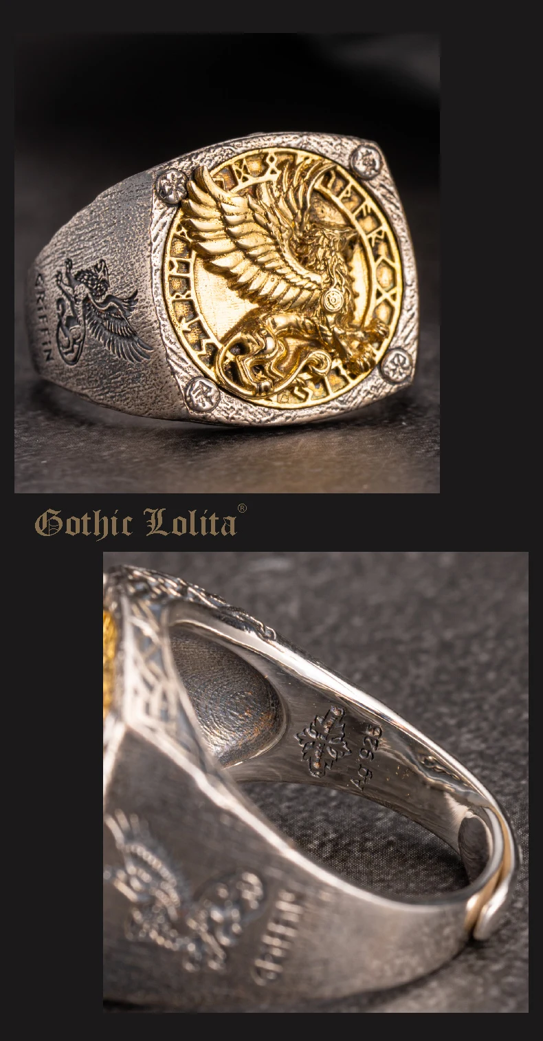 The Nether Relic - Oxidized 925 Silver Skull Ring - Slice 4