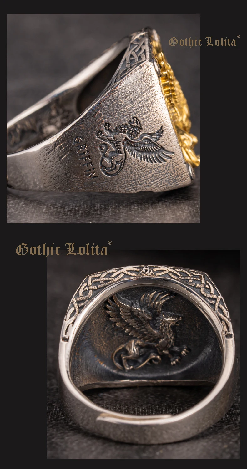 The Nether Relic - Oxidized 925 Silver Skull Ring - Slice 5