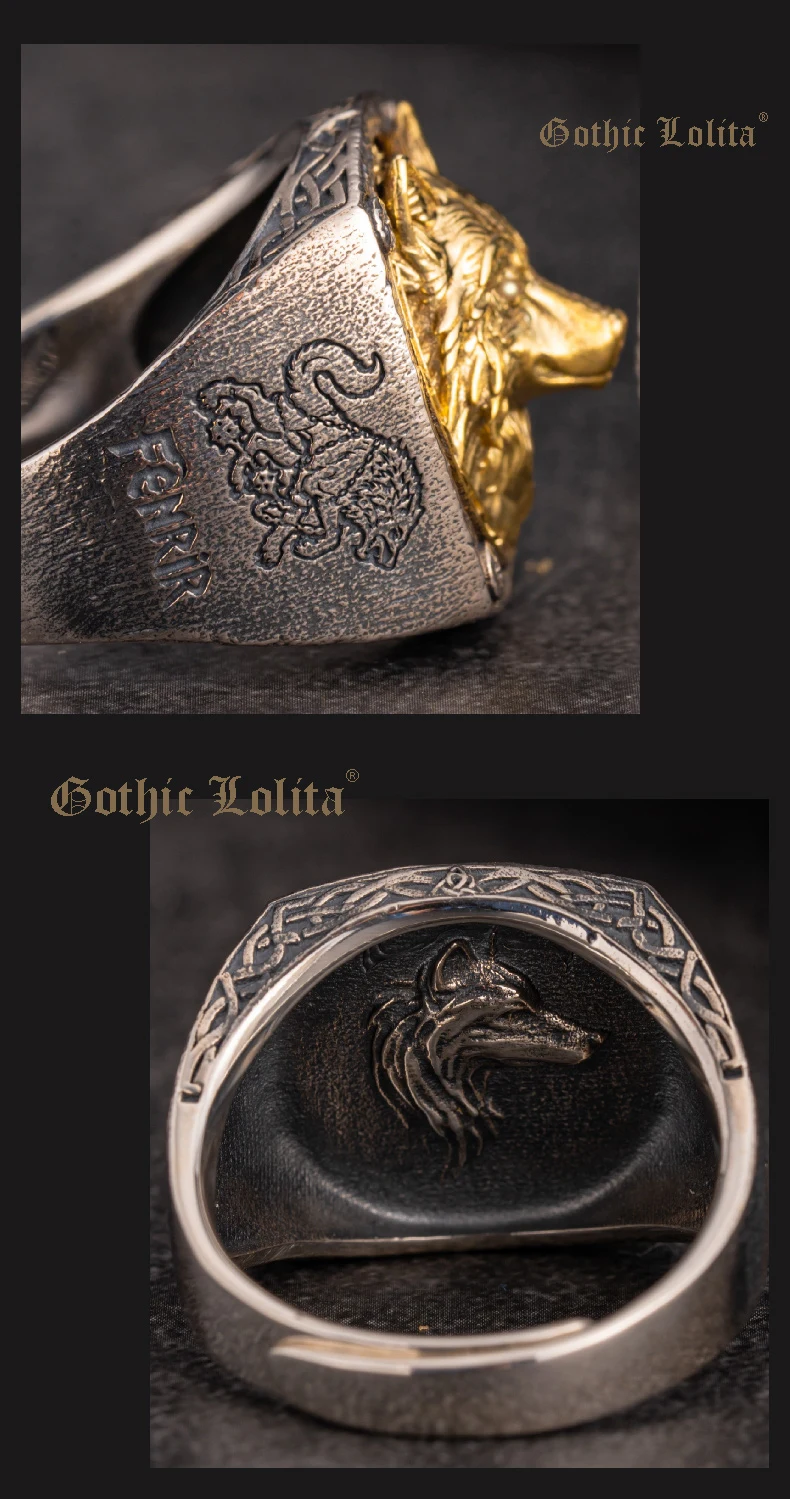 Abyssal Crown - Sculpted Baroque Cross Ring - Slice 5